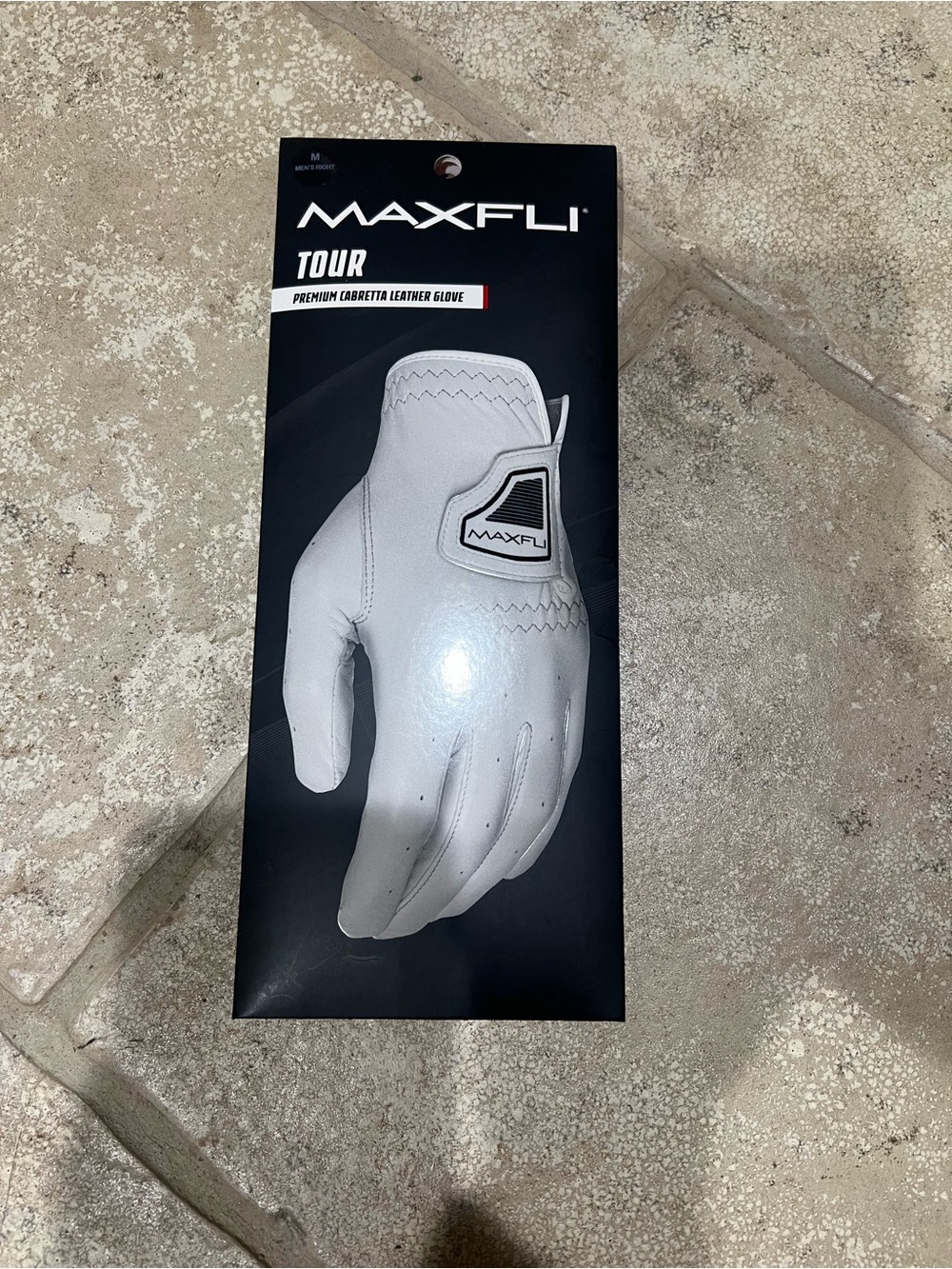 Maxfli Tour Men's White Leather Golf Glove